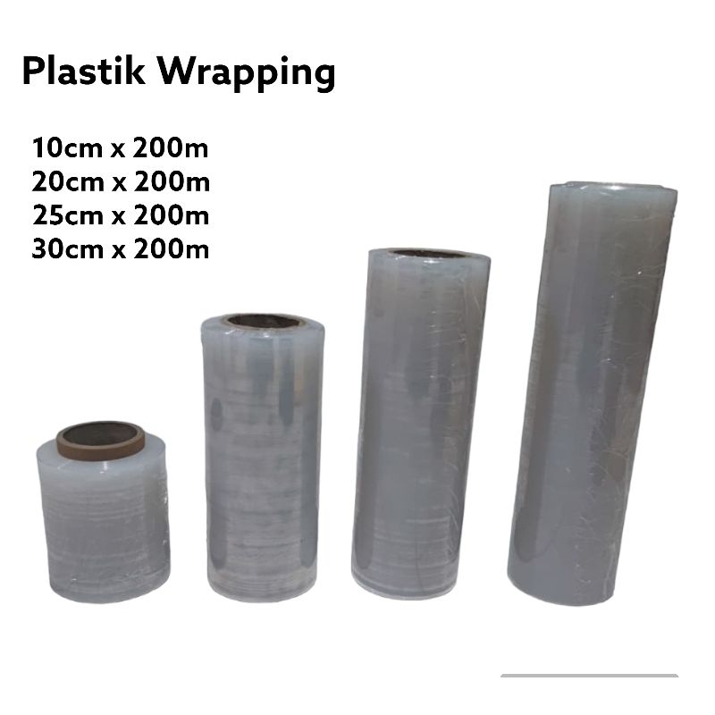 Plastik Wrapping / Wrapping 10cm /wrapping 20cm/wrapping 25cm/wrapping 30cm