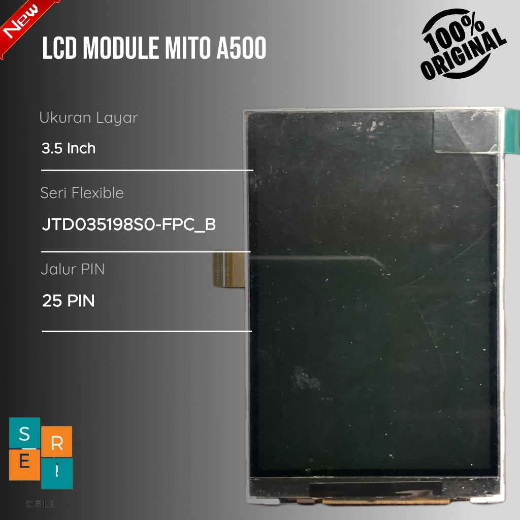 Layar 3.5 Inch LCD Display MITO A500 Original NEW