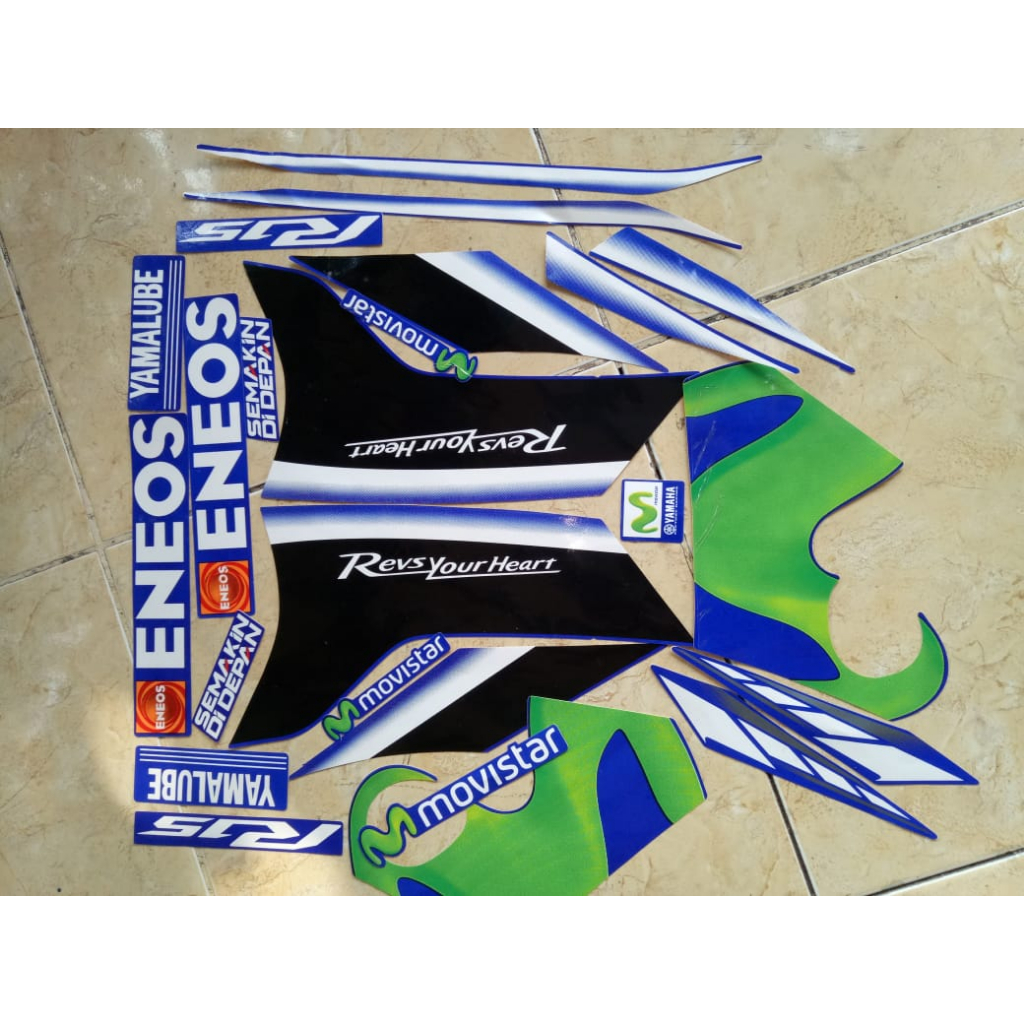 stiker striping yamaha r15 movistar 2017 2018
