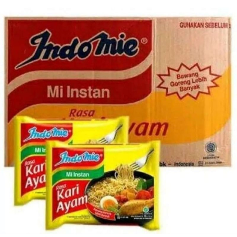 

indomie kari ayam 1 dus