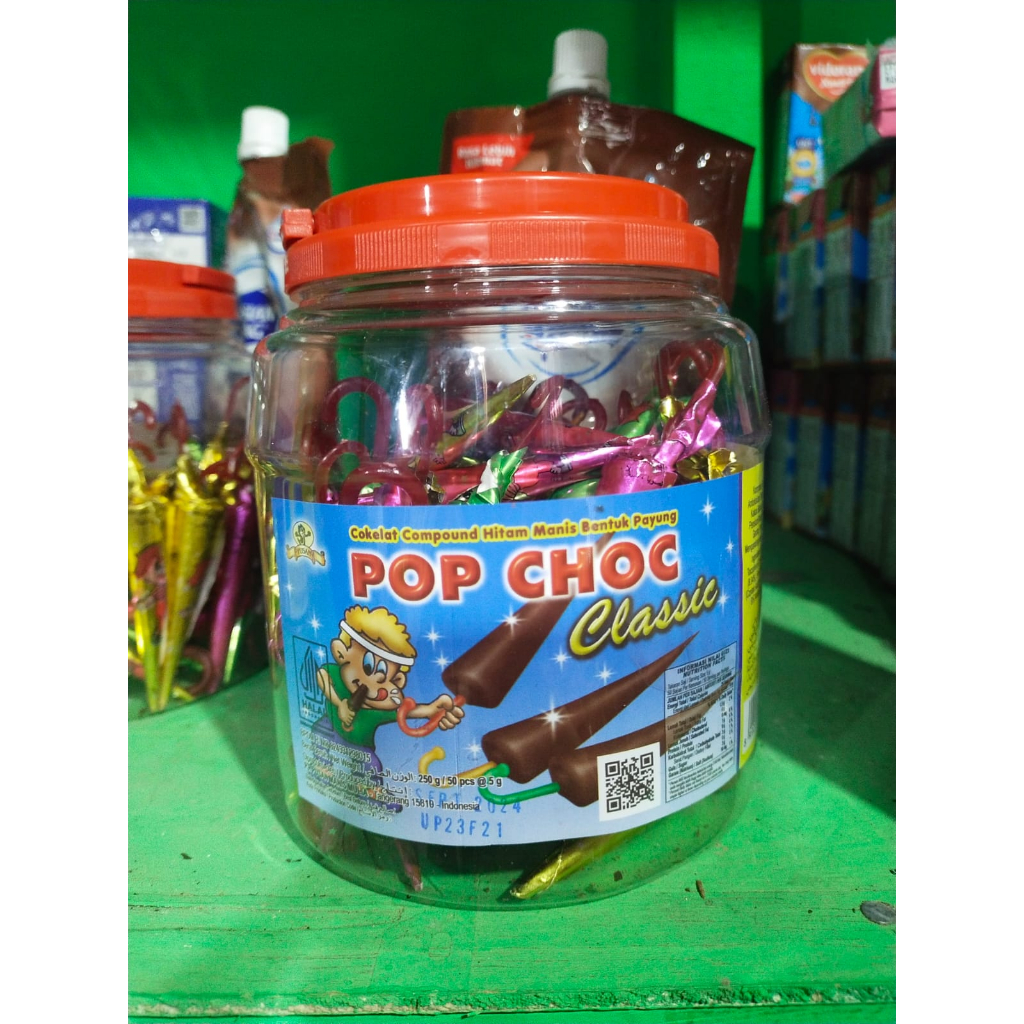 

Pop Choc Coklat Compound Bentuk Payung