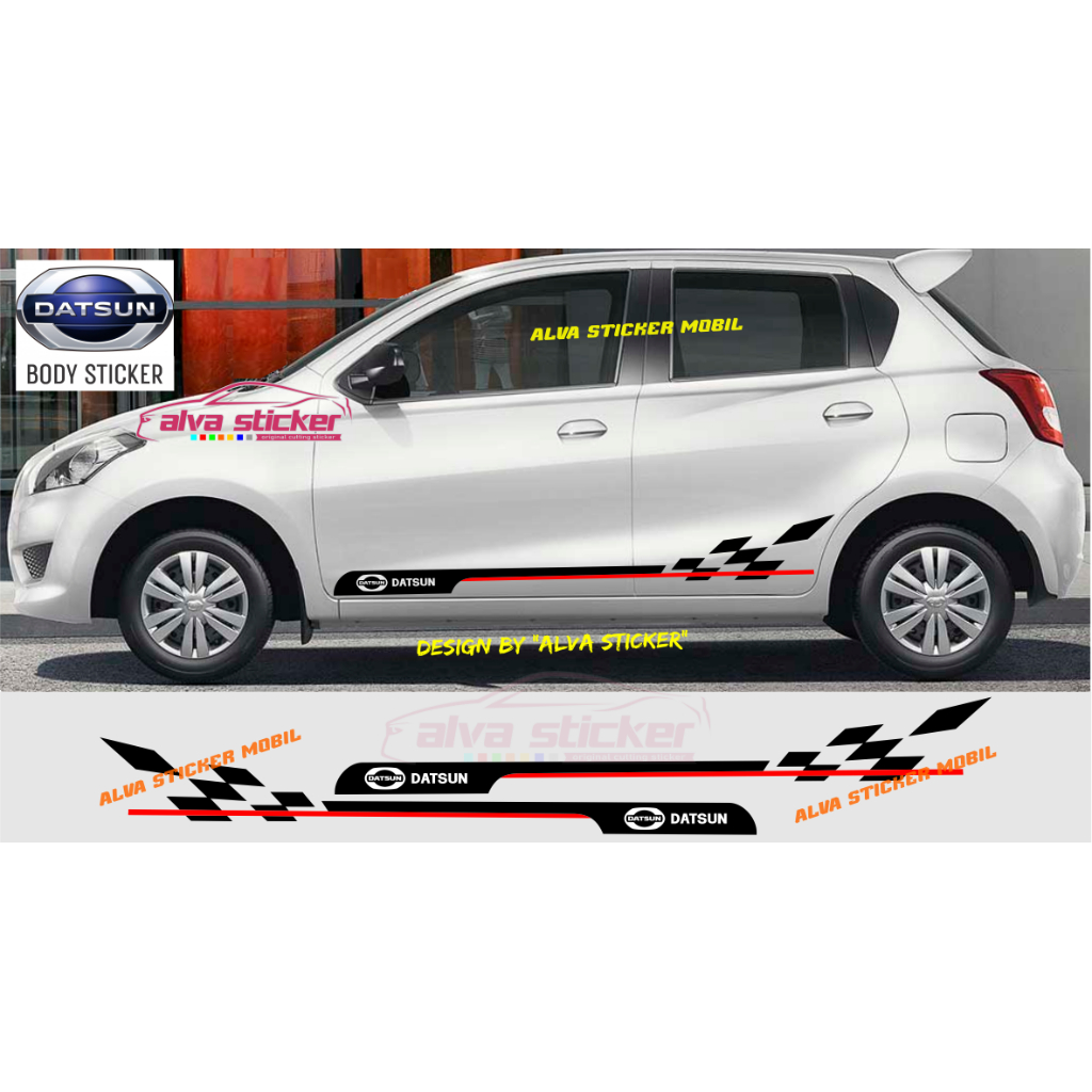 best sticker datsun stiker datsun list stripe body mobil datsun go datsun go panca stiker cutting mo