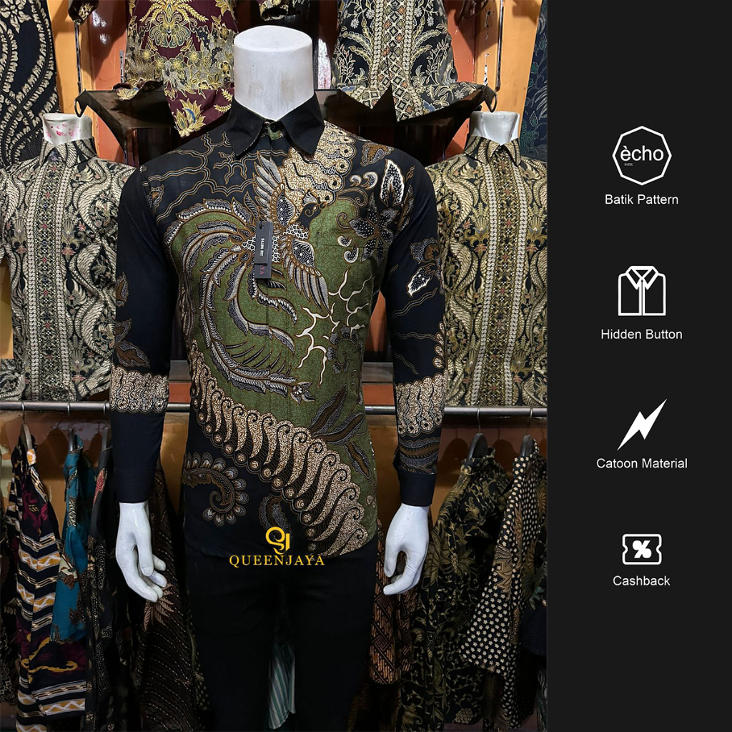 Batik Pria Slimfit Kemeja Batik Pria Kemeja Batik Slimfit Pria Batik Slimfit Baju Batik Batik Pria