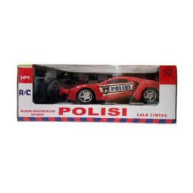 

Anak - Unik Merah laki-Mobil Control Limited Car RC Polisi Mainan Remote R/C Laki Police