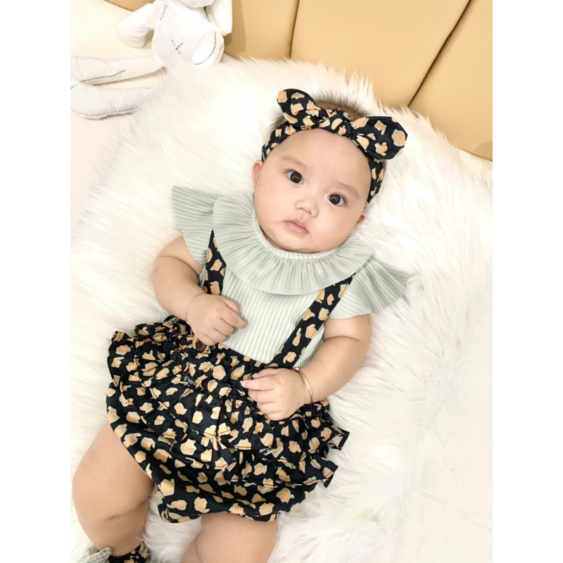 RB setelan anak perempuan balita romper bayi set anak perempuan 3-12 bulan Cathy baby set baju anak