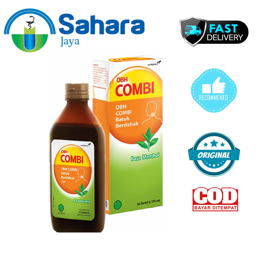 [SJ] OBH Combi Batuk Berdahak Menthol Sirup 100 ml / OBH COMBI BATUK BERDAHAK JAHE