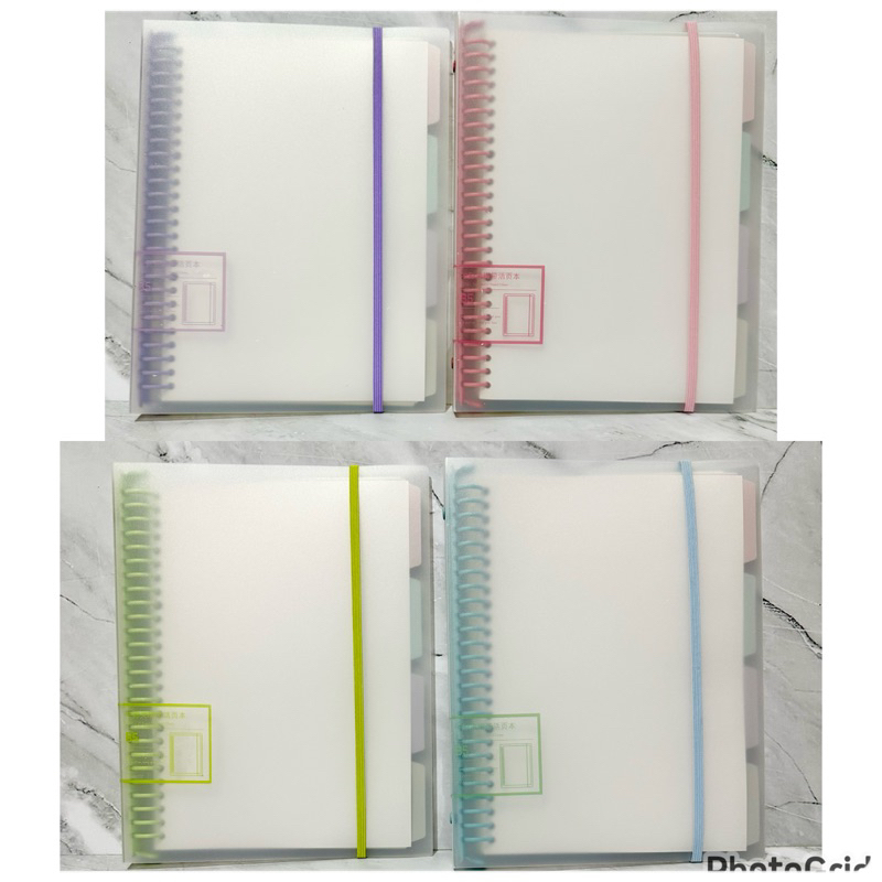 Binder Pastel Binder estetik binder lucu Binder aesthetic binder korea motif transparant ukuran B5/B