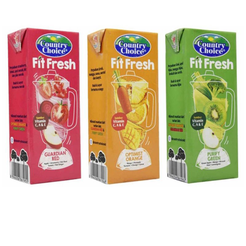 

Country choice optimist orange / purify green / guardian red 250 ml