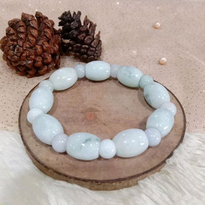 Gelang Batu Giok Birma / Burma Natural