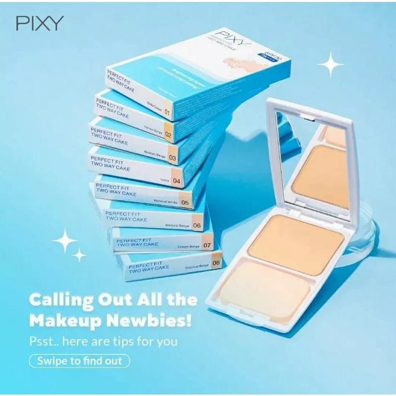 Pixy Perfect Fit Two Way Cake / Pixy Perfect Fit Two Way Cake Refill / Bedak pixy