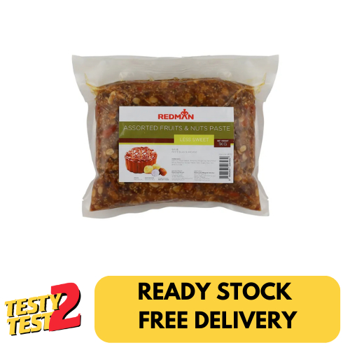 

REDMAN MOONCAKE PASTE ASSORTED FRUITS & NUTS LESS SWEET 1KG