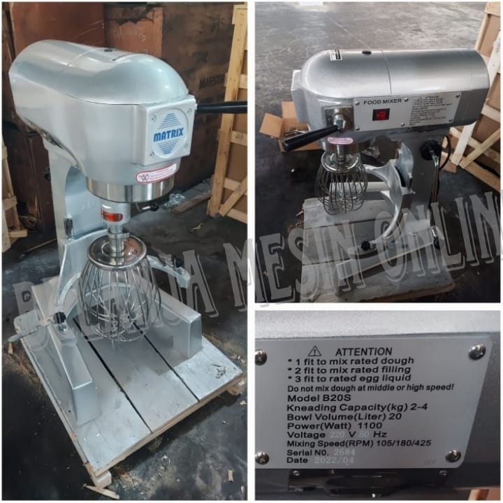 Mixer Roti 20 Liter mesin food mixer roti dan kue