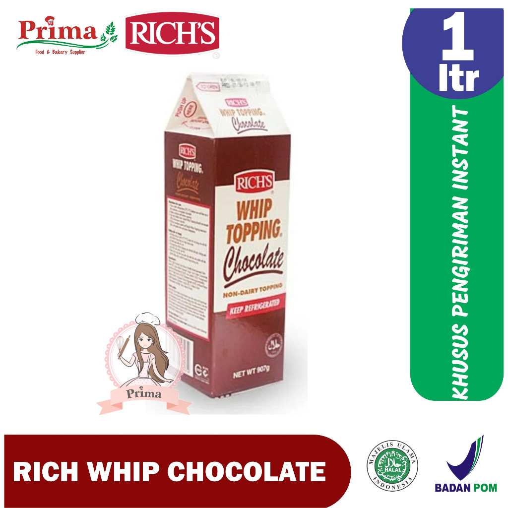 

RICH'S whip topping chocolate 907gr
