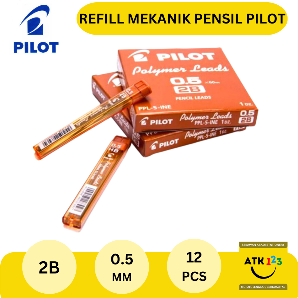 

Isi Pensil Mekanik Pilot / Refill Mechanic Pencil / 0.5