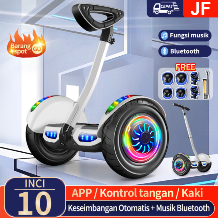 Ready segway 10 Inch Hoverboard scoter listrik Keseimbangan Mobil  Roda Keseimbangan Cerdas with Blu