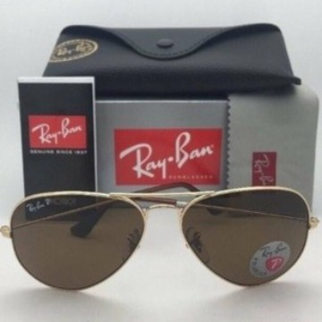 Kacamata Pria Rayban 3026 Original Aviator Polarized Lensa