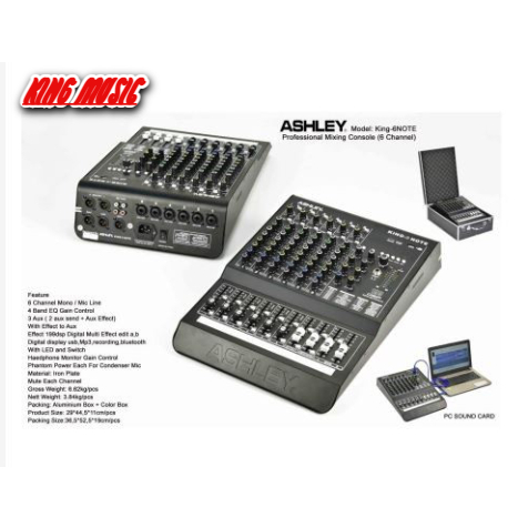 Mixer ASHLEY KING 6 NOTE / KING6NOTE / KING 6NOTE ORIGINAL ASHLEY