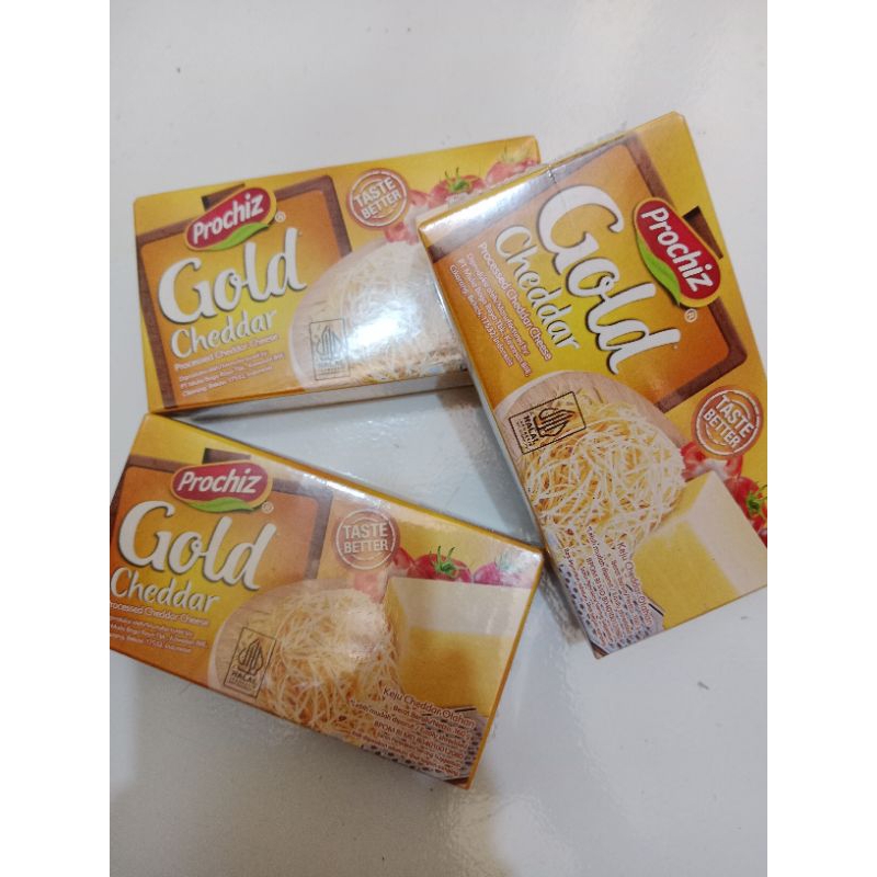 

Prochiz gold cheddar , keju prochiz 160gr