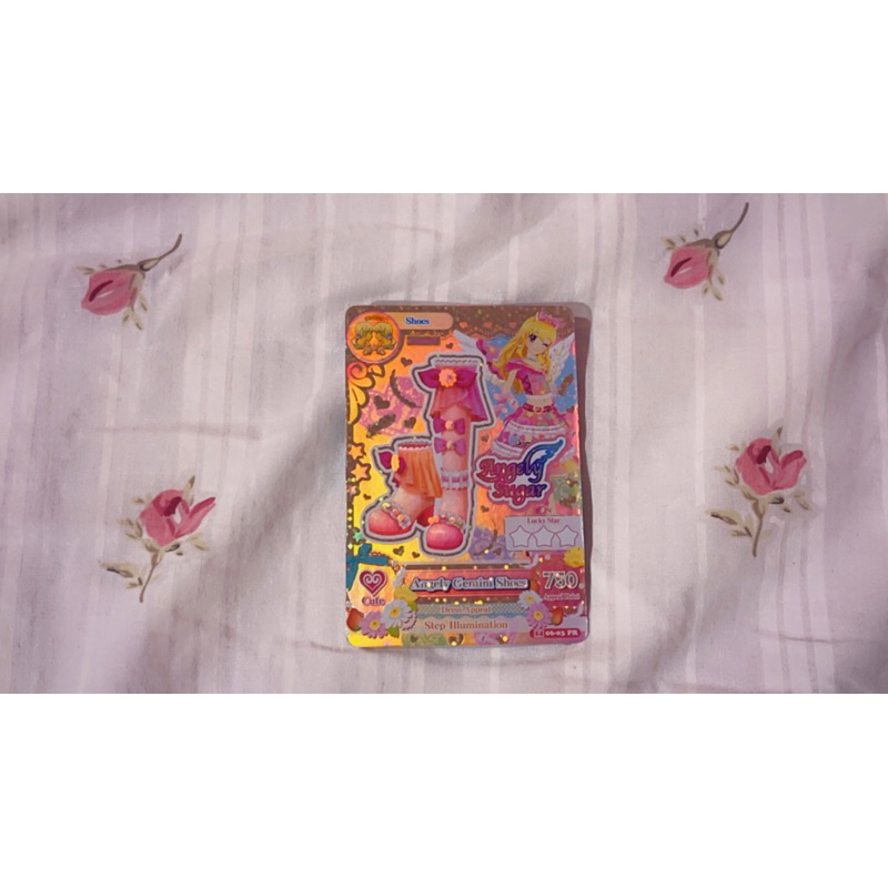 (BOOKED)Aikatsu premium card (Angely sugar’s Angely Gemini Shoes)
