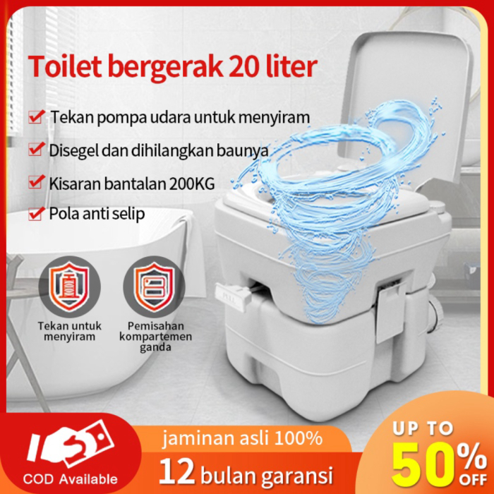 Ready JF Toilet Portable untuk Camping or Manula / toilet bergerak /  toilet luar