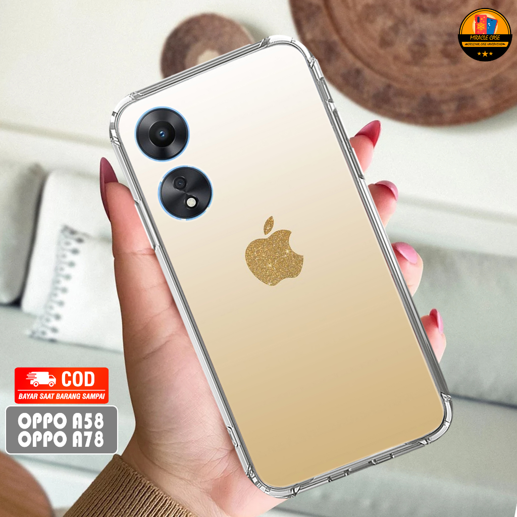 Case OPPO A58 5G / OPPO A78 5G - Casing OPPO A58 5G Terbaru MIRACLE CASE [ MOTIF 14 ] Silikon -  Cas