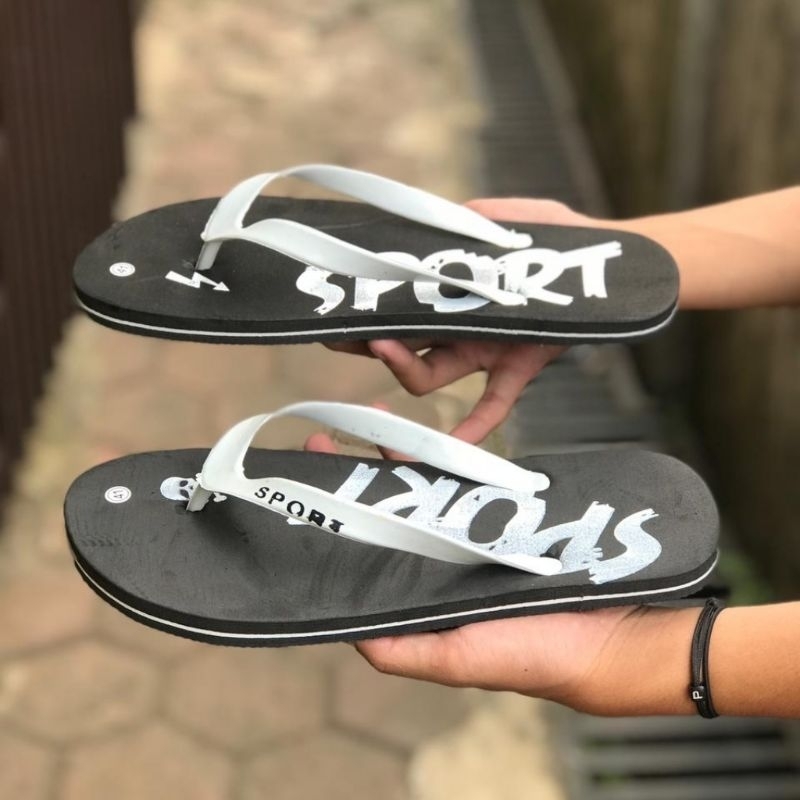 Sandal Jepit Pria Distro Keren Sport Terbaru