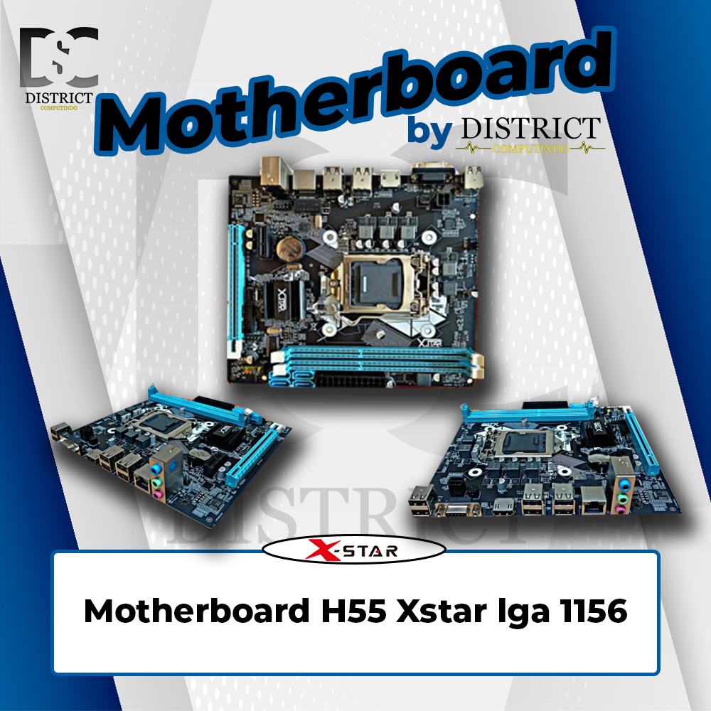 RB22 MOTHERBOARD H55 Xstar LGA 1156