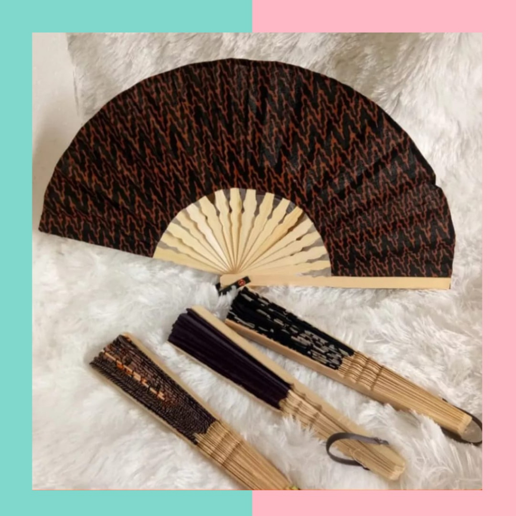 KIPAS MOTIF BATIK / KIPAS LIPAT BATIK / KIPAS CANTIK DAN ELEGANT