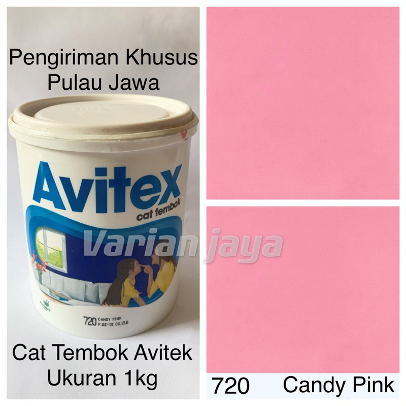 Cat Tembok 1kg Avitex Candy Pink 720
