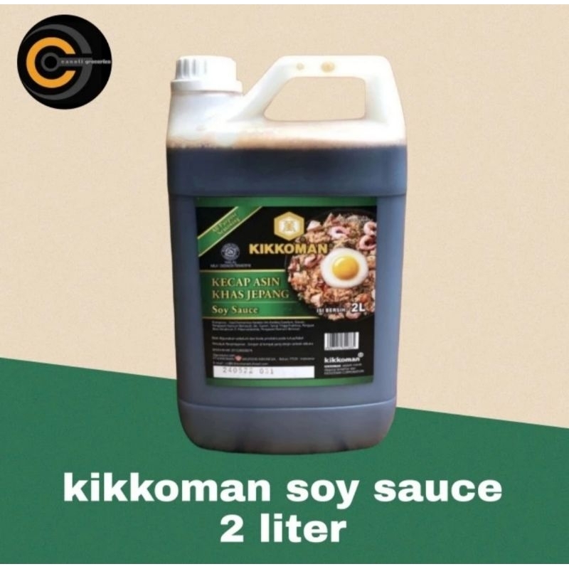 

kikkoman soy sauce 2 liter / Shoyu 2lt / kecap asin jepang