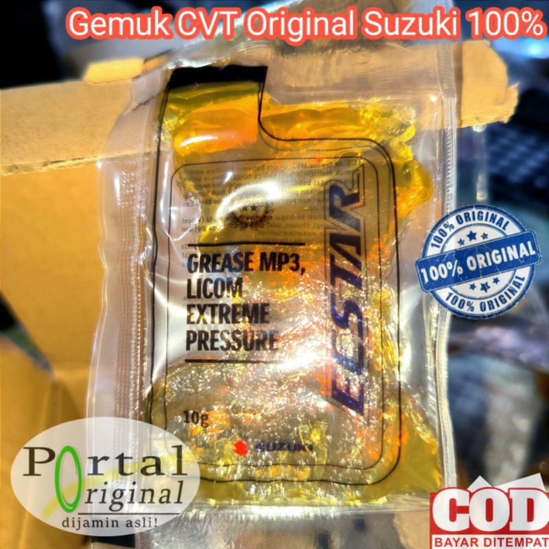 Gemuk CVT Suzuki Ecstar original SGP 10 gram stempet all matic Spin Skywave SkyDrive