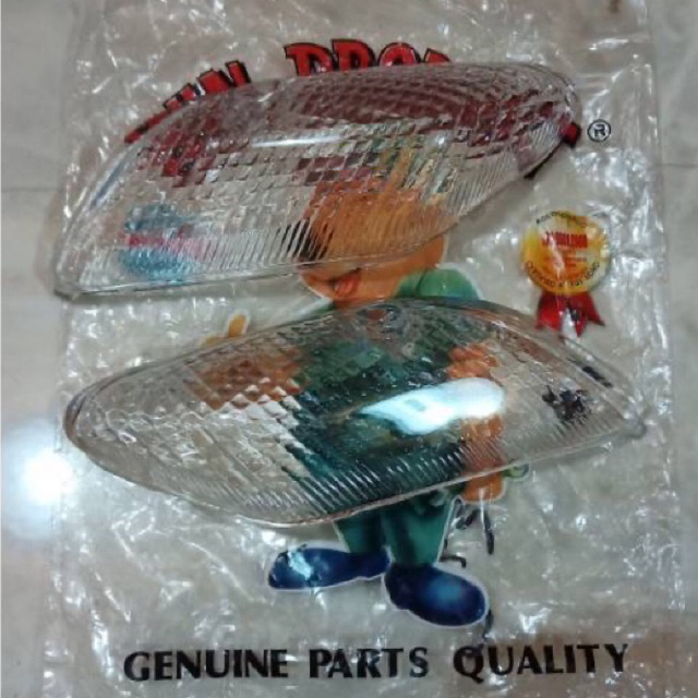 Mika Lampu Sen Depan Putih / Oranye Bening Yamaha F1Z R 2001 2002 2003 2004 2005 WIN | kaca riting s