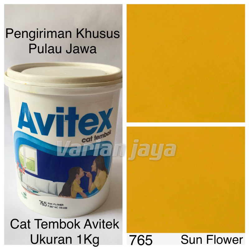 Cat Tembok 1kg Kuning Avitex Sun Flower 765