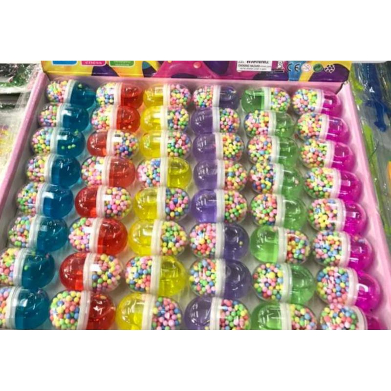Slime Kapsul Slem import / Slime Boba Slaim Cristal import Satuan