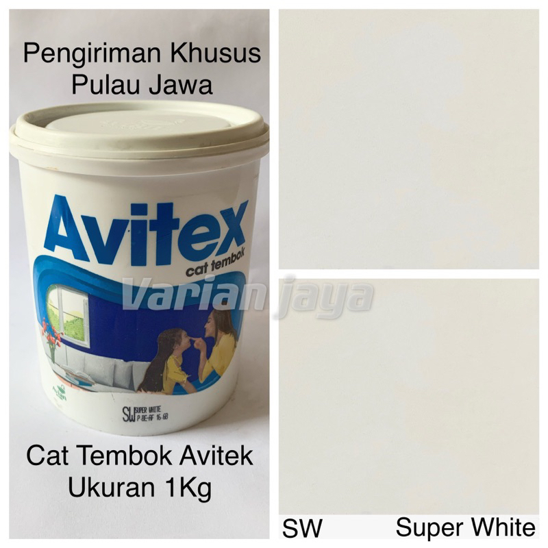 Cat Tembok 1kg Putih Avitex Super White