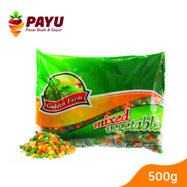

Golden Farm Mix Vegetable Frozen [500g]