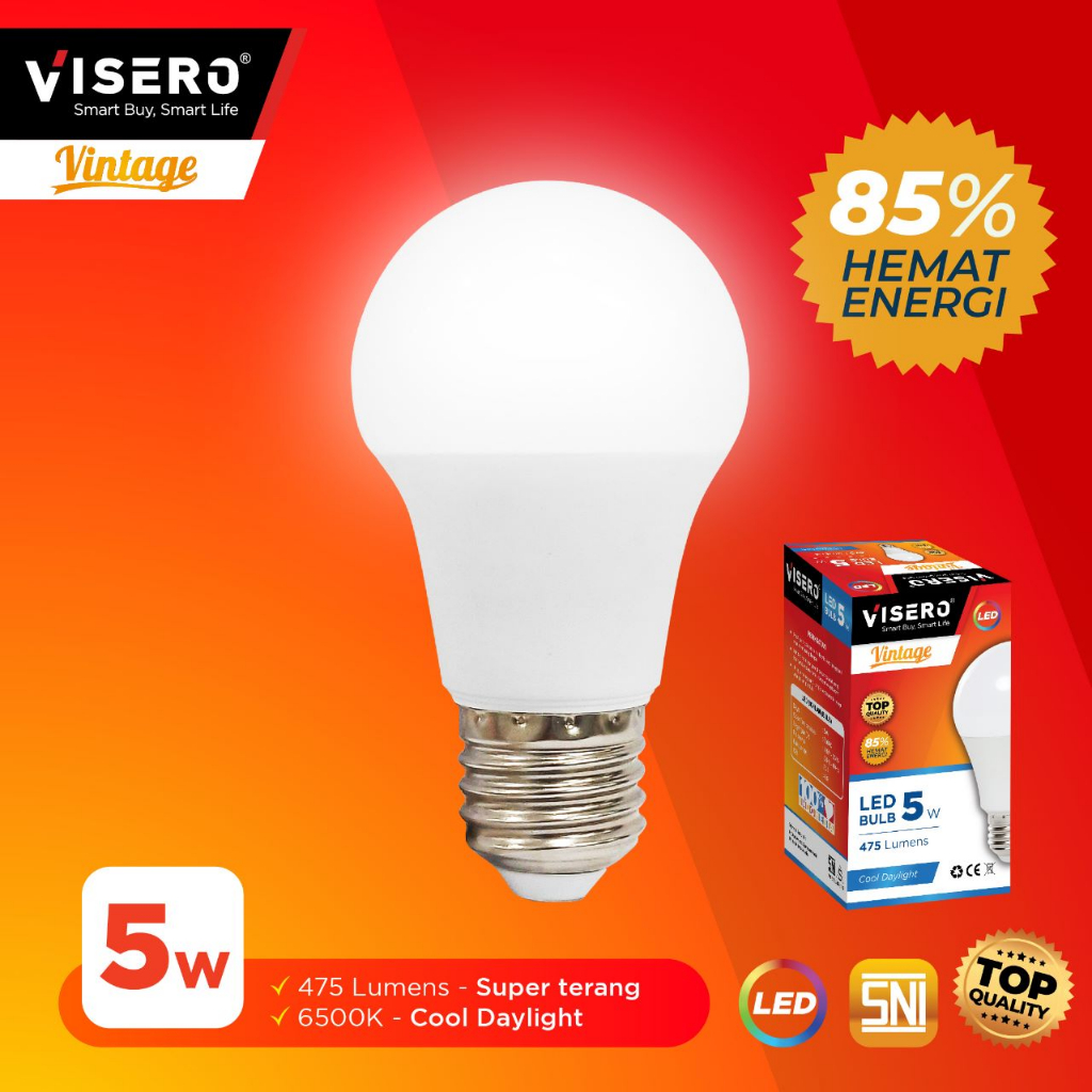 Led Bulb Visero Vintage 5 Watt
