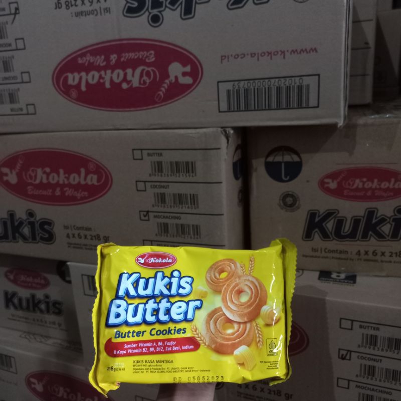 

KUKIS kokola 218 gram 1 dus isi 24 pcs