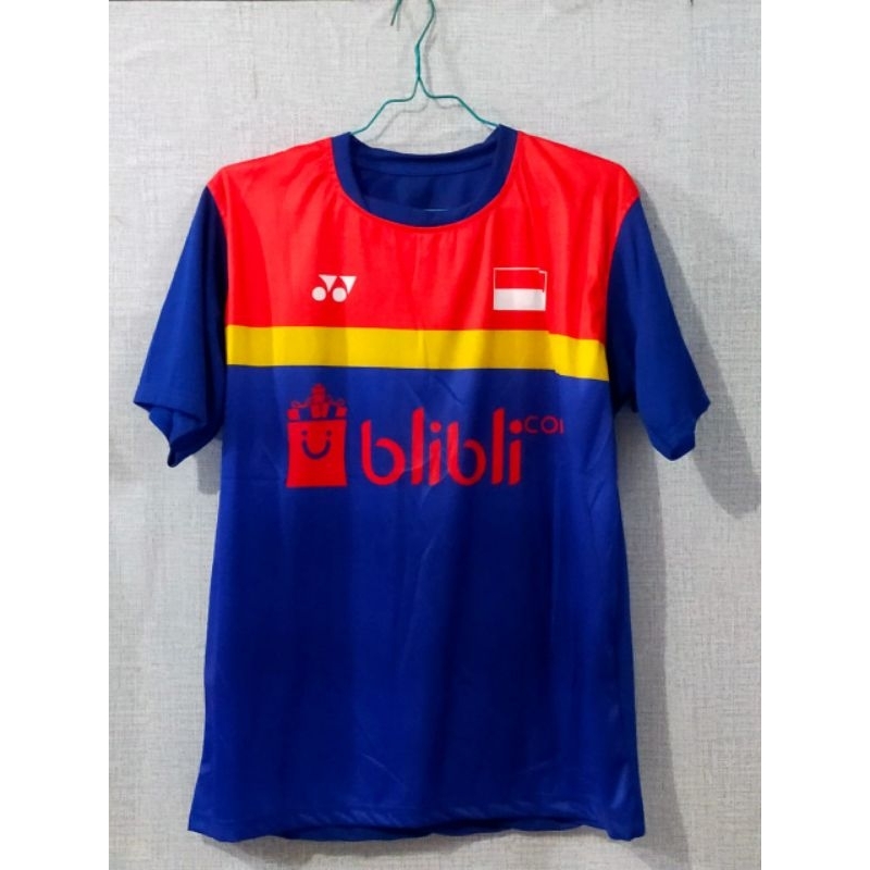 SIZE L BAJU BADMINTON BULUTANGKIS BLIBLI  GRADE LOKAL SELLER AHARDIN