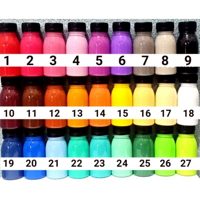 

cat lukis anak 100ml cat air styrofoam cat kanvas mural