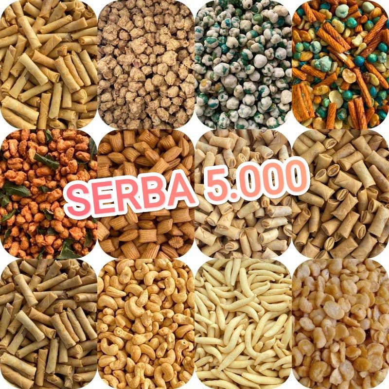 

CEMILAN / cemilan / Cemilan / ANEKA CEMILAN 5 RIBU / CAMILAN 5 RIBU / SNACK RINGAN / ANEKA SNACK KILOAN / BASRENG CIMOL MOMOGI SEBLAK KERUPUK