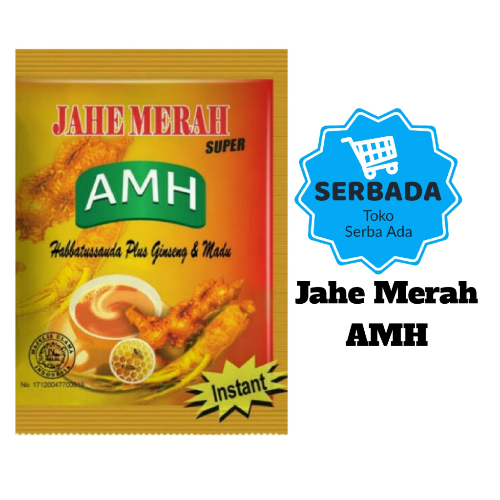 

jahe merah AMH isi 10 sachet