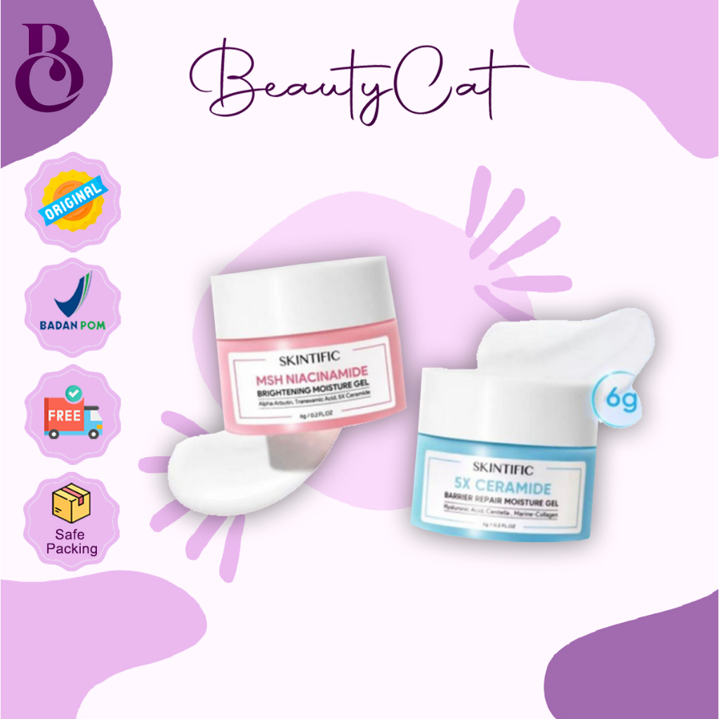 SKINTIFIC MINI - SKINTIFIC 5X Ceramide & MSH Niacinamide Moisturizer Size Mini 6gr