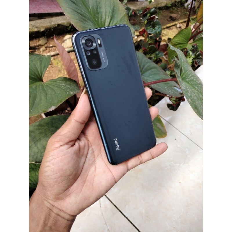 REDMI NOTE 10 RAM 4/64 FULLSET ORIGINAL BEKAS SECOND