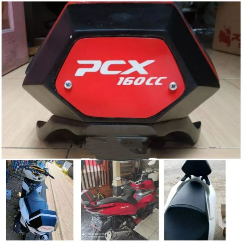 Sandaran PCX 150/PCX 160 type ABS dan CBS Senderan Jok PCX terbaru