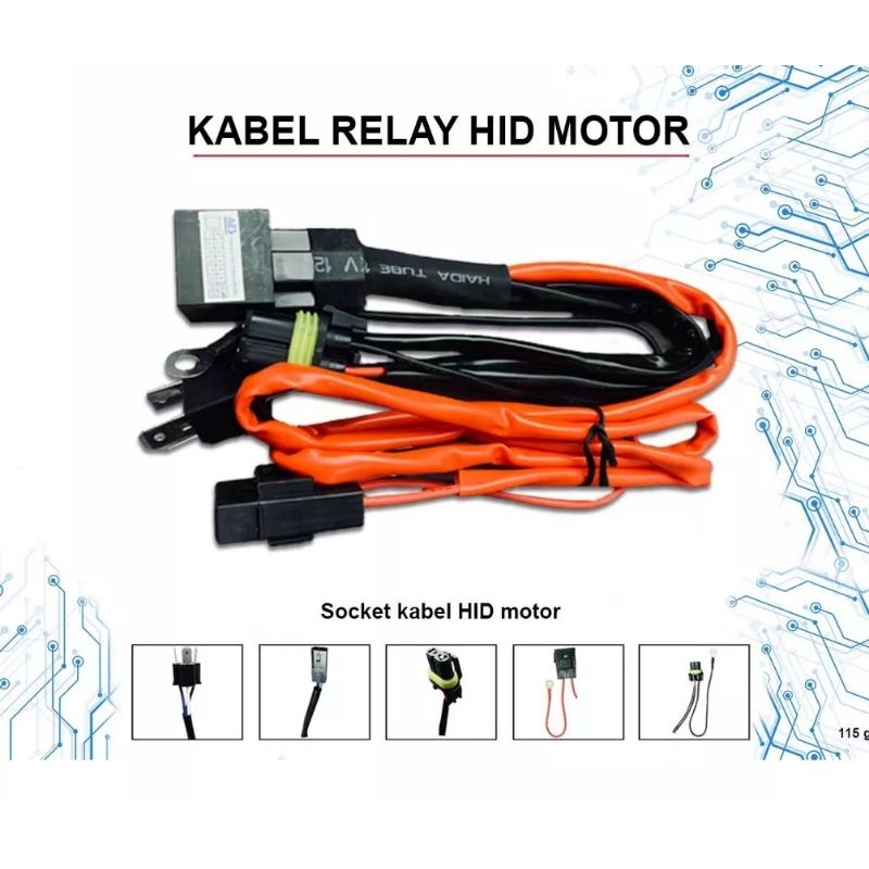 RELAY set HID motor/ biled