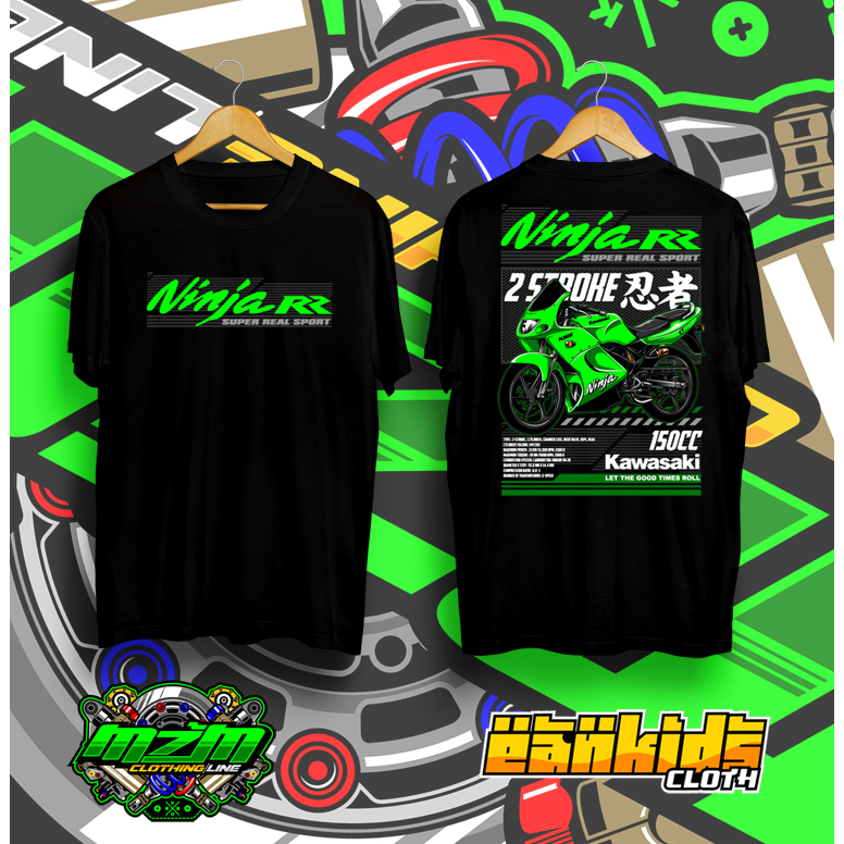 Baju kaos pria distro original/KAOS DISTRO  KAWASAKI NINJA RR150/kaos pria keren/pakaian pria/ninja 