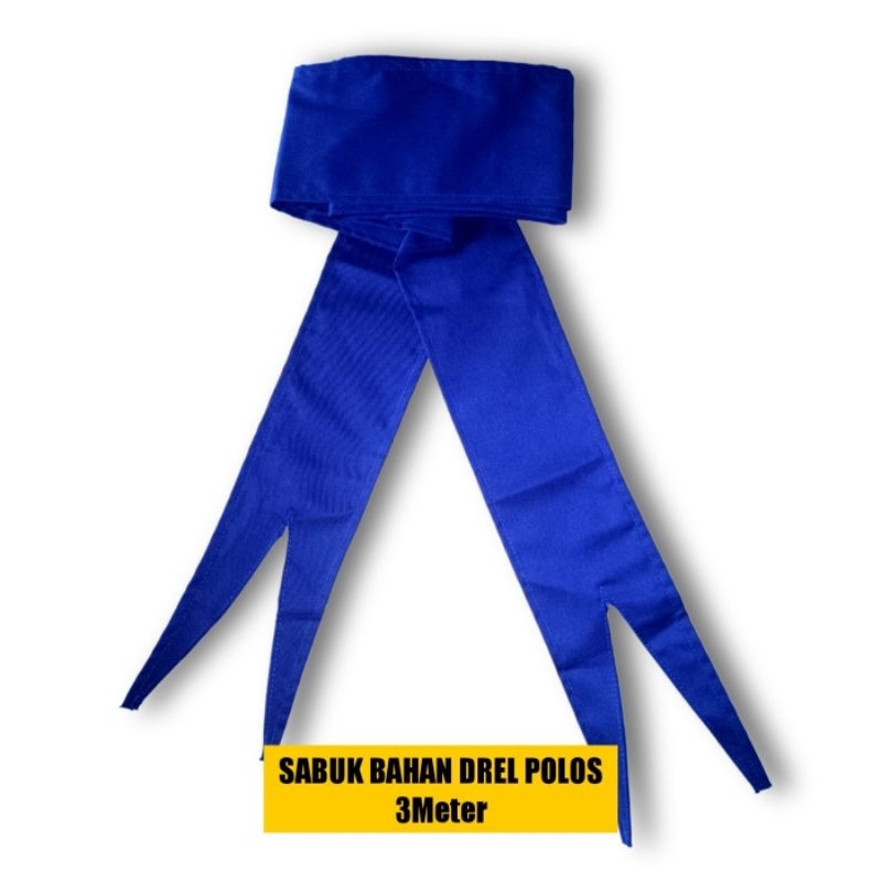 sabuk ikspi biru drel sabuk  beladiri biru drel polos sabuk biru ikspi bahan drel polos
