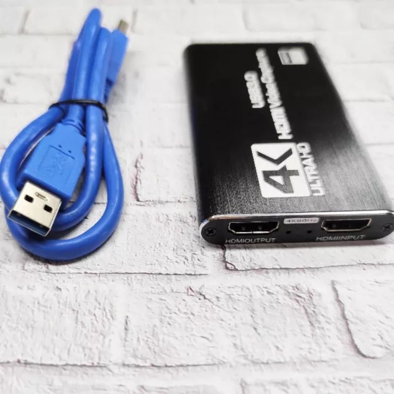 HDMI CAPTURE CARD LOOP WITH AUDIO 4k 60fps