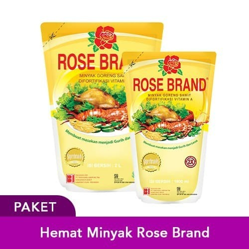 

Paket Hemat Minyak Goreng Rose Brand 1 L dan 2 L